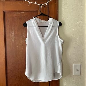 White Tank Top Blouse